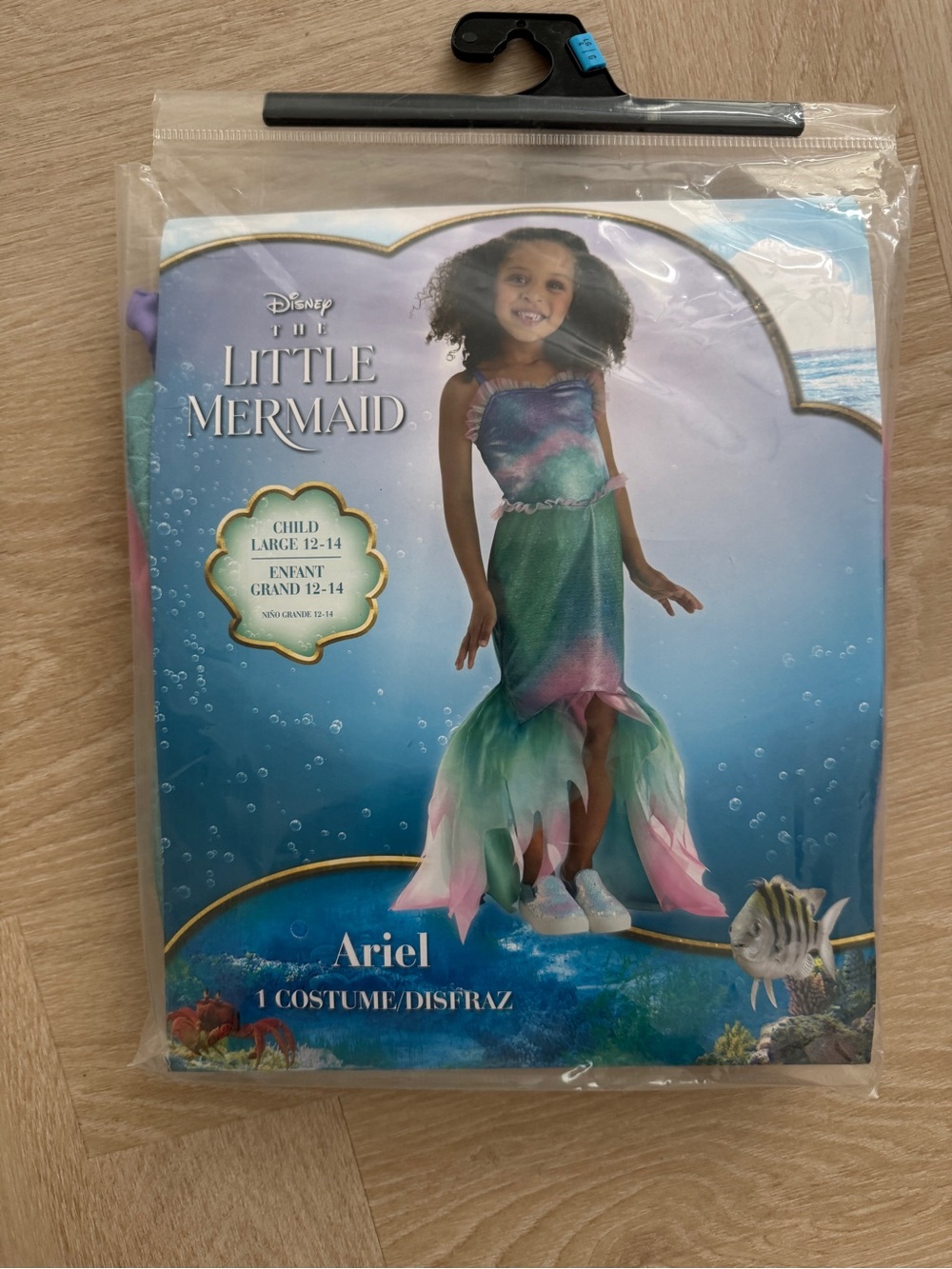 Disney Ariel Mermaid Dress in Green, Pink, Purple